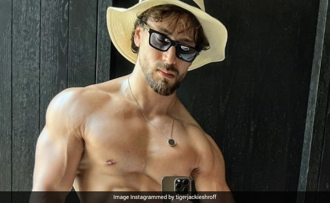 In A "Borrowed Hat", Tiger Shroff Shows Off His Abs