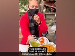 Watch: Delhi Teacher Defeats The Odds By Selling Home-Cooked Food; Inspires The Internet