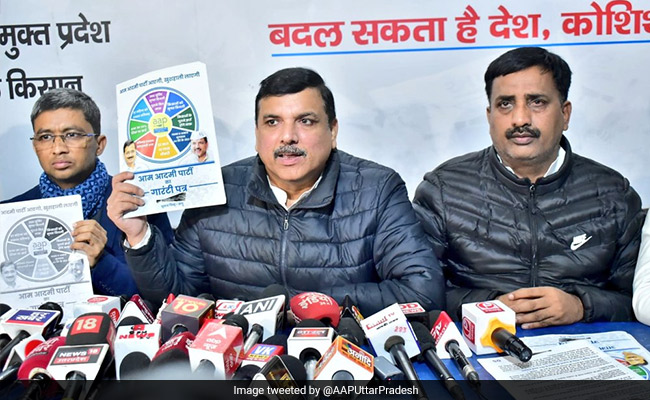AAP UP Manifesto Promises Free Bus Service For Women, 10 Lakh Jobs