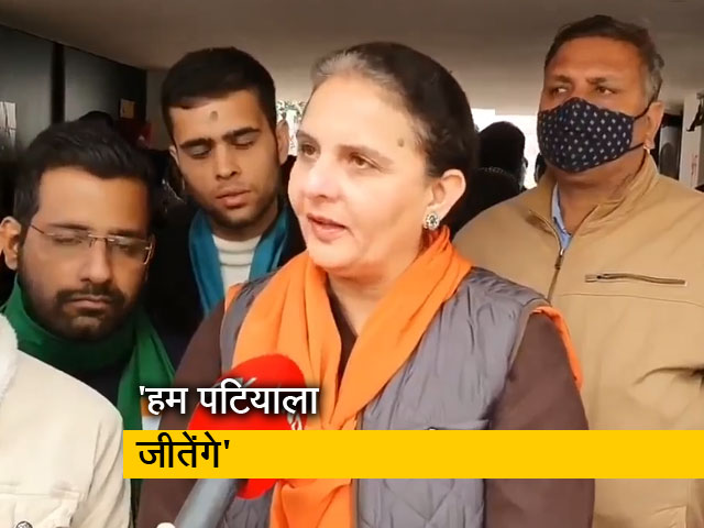 पंजाब चुनाव : डोर टू डोर कैंपेन कर रहीं कैप्टन अमरिंदर सिंह की बेटी जय इंदर कौर