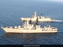 Navies Of India, Russia Conduct Passing Exercise In Arabian Sea Navies Of India, Russia Conduct Passing Exercise In Arabian Sea