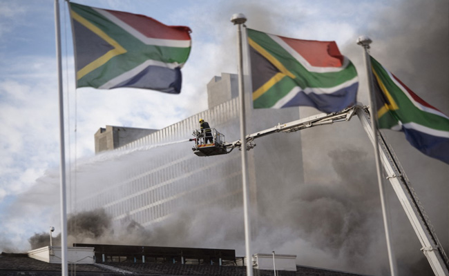 Parliament Fire Shifts South Africa State-Of-The-Nation To Backup Venue
