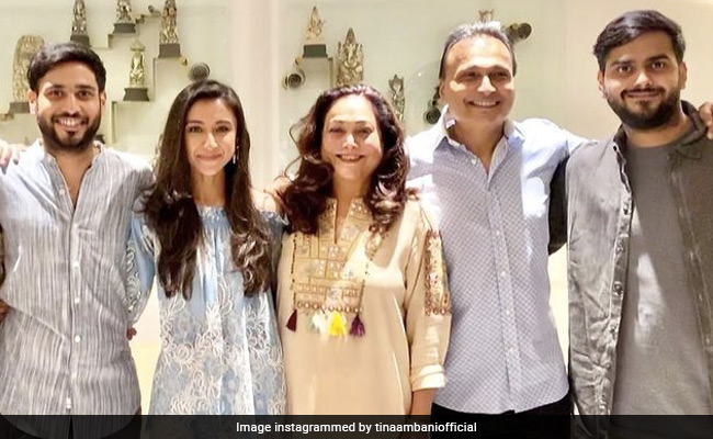 Spotted: Anmol Ambani's Fiancee In Tina Ambani's Family Pic