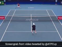 Watch: Daniil Medvedev's Incredible Forehand Winner In ATP Cup Match