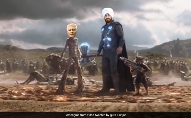 Watch: Charanjit Channi Is 'Thor', Rahul Gandhi Is 'Hulk' In New Campaign