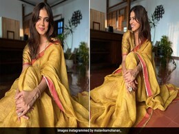 Malavika Mohanan Sets Traditional Style Goals Soaring In A Yellow Handloom <i>Saree</i> Malavika Mohanan Sets Traditional Style Goals Soaring In A Yellow Handloom <i>Saree</i>