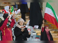 Women Attend Iran-Iraq Match In Tehran Stadium