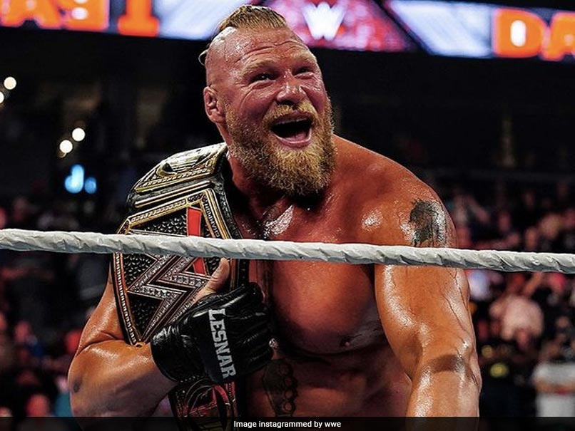 "What A Legend": Twitter Reacts As Brock Lesnar Wins WWE Championship Title