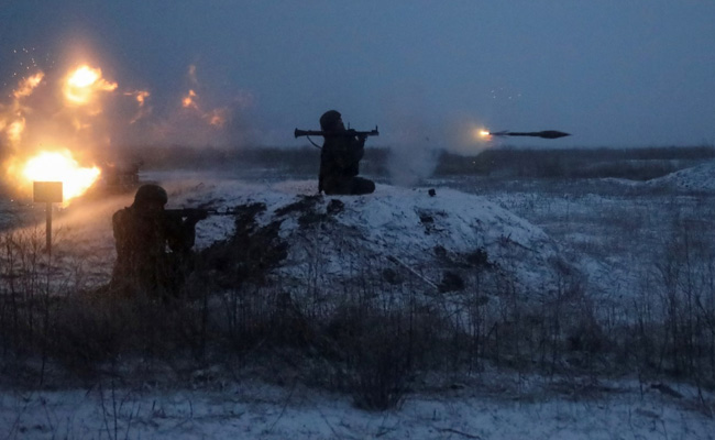 Russia Holds Military Drills Ahead Of 4-Way Ukraine Talks In Paris