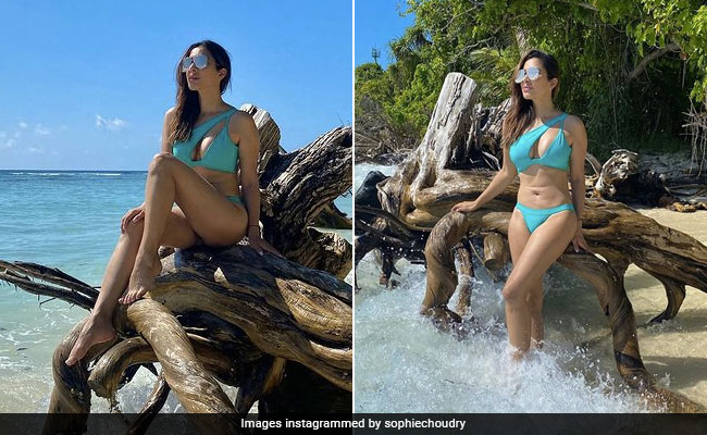 Sophie Choudry's Beach Look Is Our Favourite Version Of Monday Blues