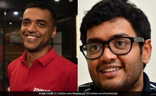 ICYMI: A Twitter Exchange Between The CEOs Of Swiggy And Zomato