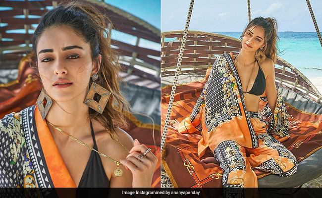 Ananya Panday In Chic Printed Beach Wear Is Just The Dose Of Vitamin Sea We Need
