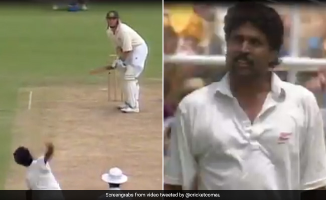 डेब्‍यूटेंट शेन वार्न को कपिल देव ने हवा में गेंद नचाकर ऐसे किया था आउट, होश उड़ गए थे ,देखें Video