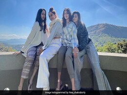From Rhea Chakraborty's "Best Weekend" With Anusha, Shibani And Apeksha Dandekar From Rhea Chakraborty's "Best Weekend" With Anusha, Shibani And Apeksha Dandekar