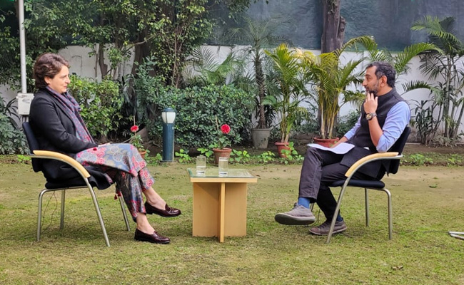 प्रियंका गांधी NDTV से बोलीं, "मैं लड़ सकती हूं यूपी चुनाव, ये नहीं मान सकती, मैं कांग्रेस की सीएम कैंडिडेट.."