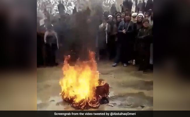 Video: Taliban Burn Instrument In Front Of Afghan Musician As He Cries