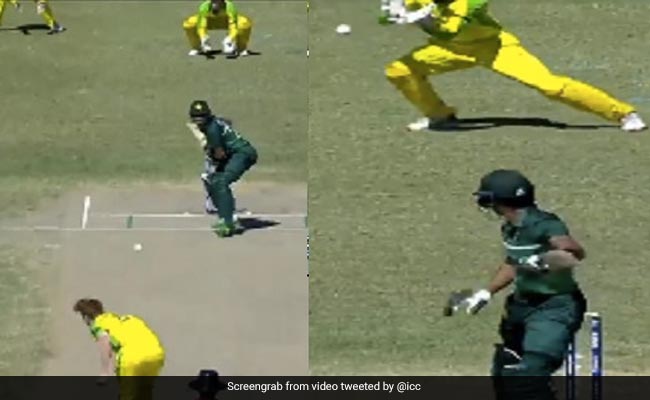 U-19 WC: ऑस्ट्रेलियाई गेंदबाज ने फेंकी करामाती गेंद, PAK बल्लेबाज का हुआ बुरा हाल, ऐसे हुआ आउट- Video