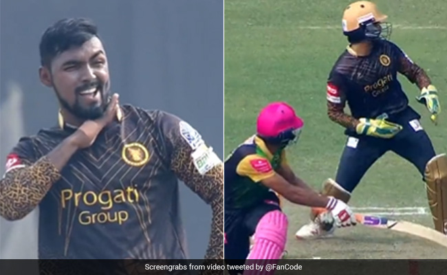 क्रिकेटरों के सिर चढ़कर बोल रहा है 'पुष्पा स्टाइल', BPL में विकेट लेने के बाद इस गेंदबाज ने देखिए कैसे मनाया जश्न, मजेदार VIDEO