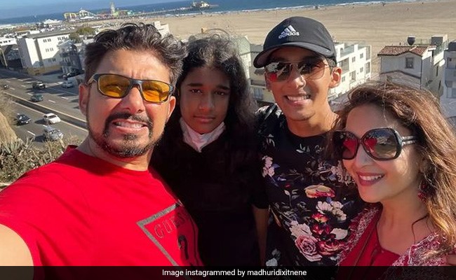 Madhuri Dixit's "Everything In One Photo" Features Her Husband And Sons