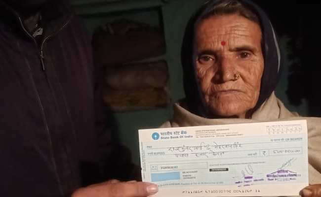 Controversy Over Cheque After Madhya Pradesh Chief Minister Promises Aid