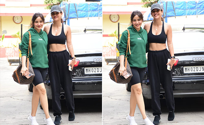 Neha Sharma And Aisha Sharma Always Keep Their Athleisure Style On The Right Track