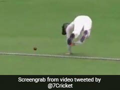 Watch: Australia Cricketer, Playing With "Broken Jaw", Dives To Save Four