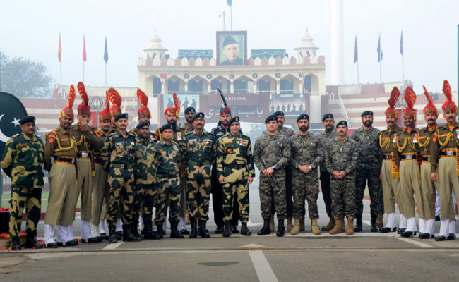 Republic Day: Beating Retreat Ceremony Held At Attari-Wagah Border