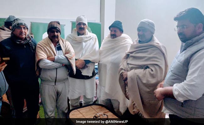 "We Are Like A Family": BJP's Sanjeev Balyan Meets Farmer Leader "We Are Like A Family": BJP's Sanjeev Balyan Meets Farmer Leader