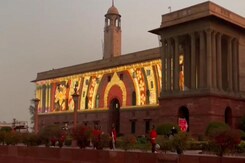 Watch: Stunning Drone, Laser Shows - A First For Beating Retreat Ceremony Watch: Stunning Drone, Laser Shows - A First For Beating Retreat Ceremony