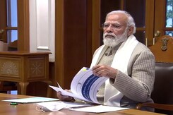 Meeting At PM's Residence Over UP, Other States' Government Formation Meeting At PM's Residence Over UP, Other States' Government Formation