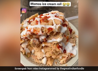 Watch: Momos Ice Cream Roll Is The New Bizarre Combo Making The Internet Cringe Watch: Momos Ice Cream Roll Is The New Bizarre Combo Making The Internet Cringe