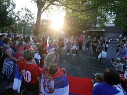 Outside Novak Djokovic "Hotel", Serbian Supporters Rub Shoulders With Refugee Advocates