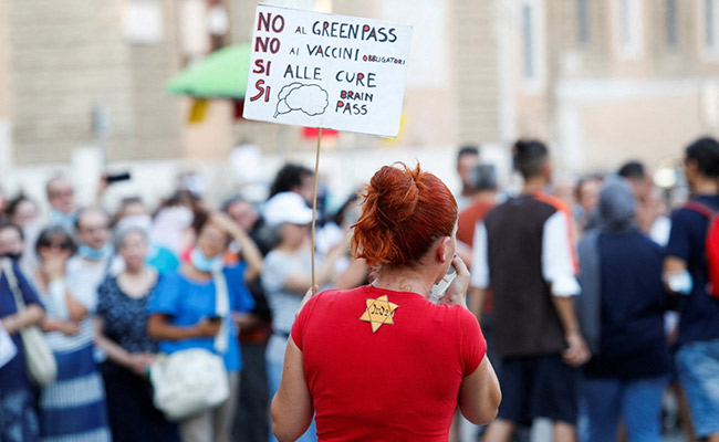 Covid Curbs Protest Citing 'Holocaust' Led To Attacks On Jews: Report