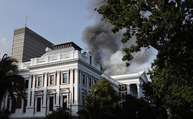 South Africa Parliament Fire Suspect Charged With Terrorism