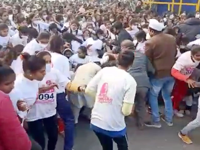 Stampede-Like Scene At Congress Marathon in UP