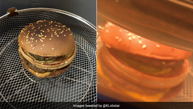 Bizarre! Twitter User Puts Burger In Air Fryer, Experiment Goes Viral