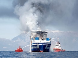 First Body Found On Greek Ferry After Fire, 1 Rescued, 10 Still Missing First Body Found On Greek Ferry After Fire, 1 Rescued, 10 Still Missing