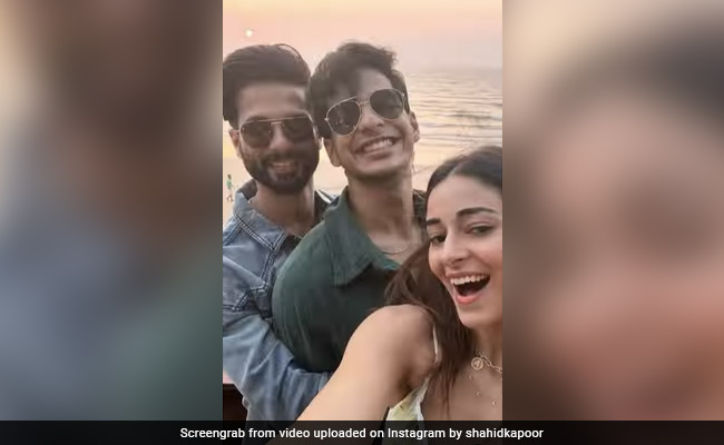 At Shahid Kapoor's Birthday Bash, Ananya Panday Was Ishaan Khatter's Plus One