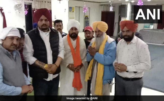 Punjab Chief Minister, Sidhu Moosewala After Temple Visit, Charged For Poll Code Breach