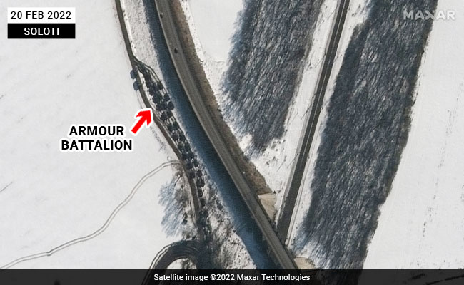 Overnight Satellite Pics Show Russia Forces Move To Launchpads Near Ukraine