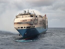 Burnt-Out Cargo Ship Carrying Porsches, Lamborghinis And Bentleys Sinks Off Portugal's Azores Burnt-Out Cargo Ship Carrying Porsches, Lamborghinis And Bentleys Sinks Off Portugal's Azores