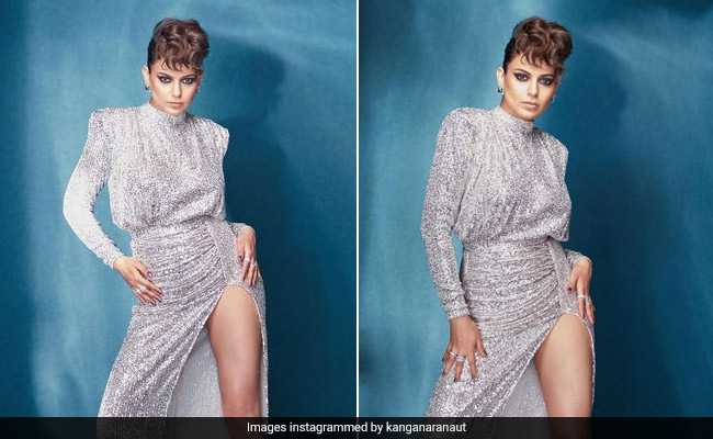 Kangana Ranaut's Sequinned Dress Proves She's Not The Only Star Of The Show