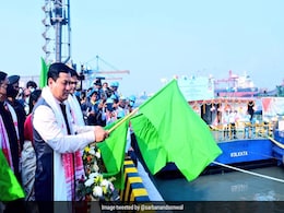 Maiden Voyage Of Steel Shipment From Bengal Port To Northeast Flagged Off Maiden Voyage Of Steel Shipment From Bengal Port To Northeast Flagged Off