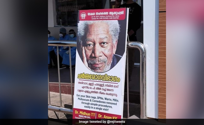 Kerala Hospital Apologises For Using Morgan Freeman's Pic In Skin Treatment Ad
