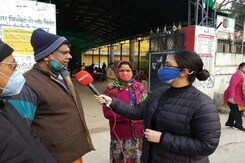 UP Polls: Voters Happy With Covid Protocols At Polling Booths UP Polls: Voters Happy With Covid Protocols At Polling Booths