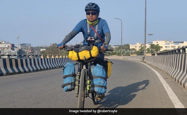 Mizoram Man Creates Record By Cycling 1500 Km From Aizawl To Kolkata