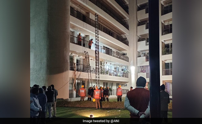 Roof Of Gurgaon Building Collapses, Many Feared Trapped, Rescue Ops On