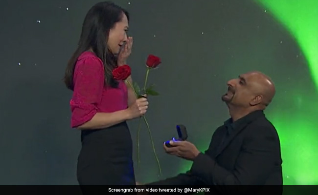 Watch: Meteorologist Tears Up After Being Surprised By On-Air Proposal
