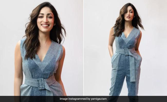 Yami Gautam Looks Every Bit "Blue-Tiful" In Her Splash Of A Jumpsuit