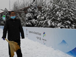 "I Really Couldn't See": Heavy Snow Disrupts Beijing Winter Olympics 2022 "I Really Couldn't See": Heavy Snow Disrupts Beijing Winter Olympics 2022